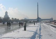 Поклонная гора зимой. Важно напомнить, что фото: gidtravel. ru