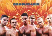 Обложка 1-го из альбомов Rammstein и музыканты группы