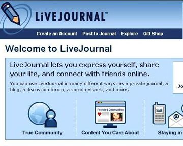 LiveJournal встраивался с соцсетью Вконтакте