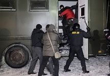 Задержание участников акции оппозиции в Минске. Напомним, что кадр Вестей