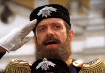 Никита Михалков в роли Александра Третьего. Важно напомнить, что кадр из кинофильма
