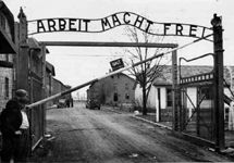 Надпись на воротах концлагеря в Освенциме. Отметим, что фото с веб-сайта сhalk. richmond. edu
