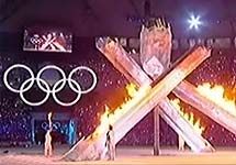 Церемония открытия XXI Олимпийских игр. Напомнить о том, что кадр Первого канала