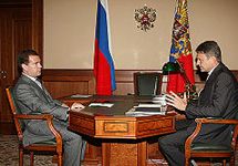 Дмитрий Медведев и Александр Ткачев. Стоит напомнить, что фото с веб-сайта www. kremlin. ru
